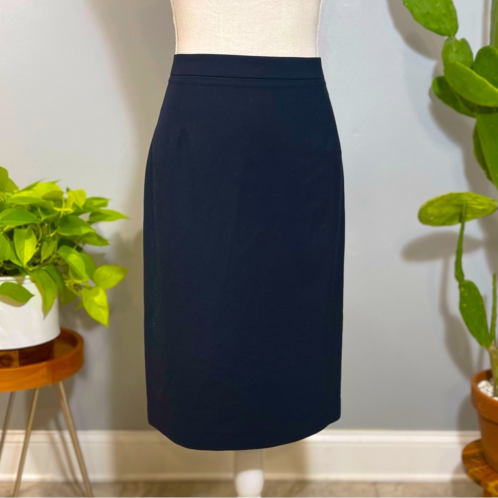 Jones New York Navy Pencil Skirt 4